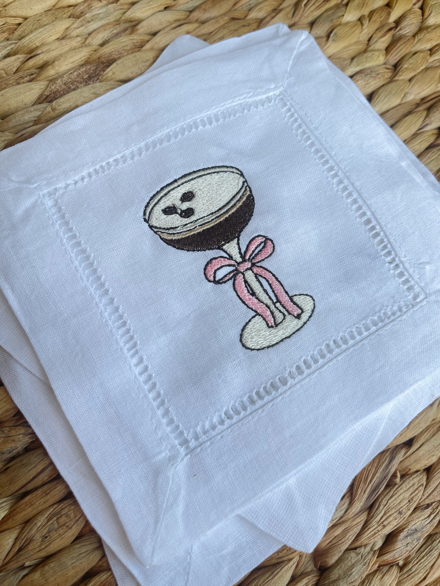 Espresso Martini Cocktail Napkin