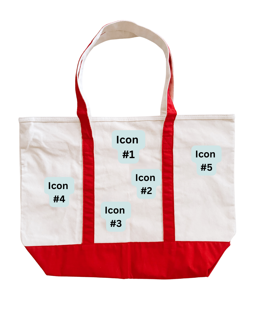 Custom Icon Tote Bag