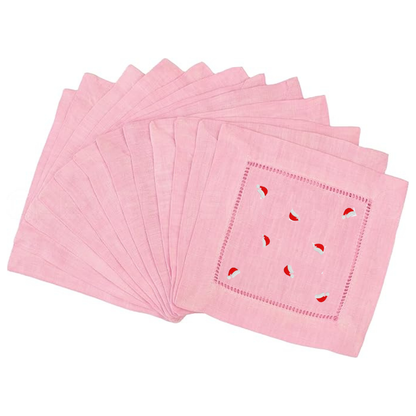 Santa Hats Cocktail Napkins