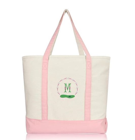 Monogrammed Golf Tote Bag