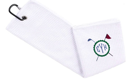 Monogrammed Golf Towel