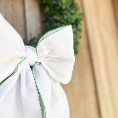 Scalloped Wreath Sash