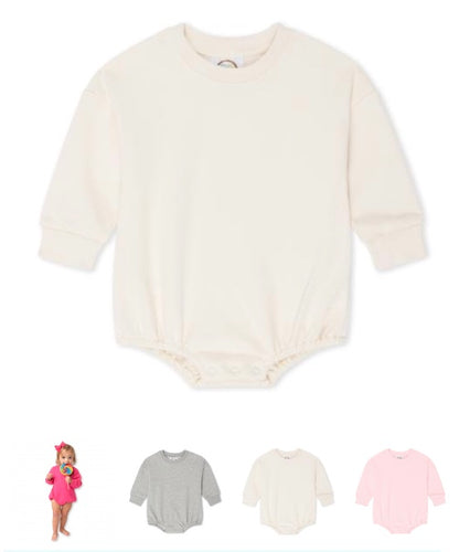 Sweatshirt Bubble Romper