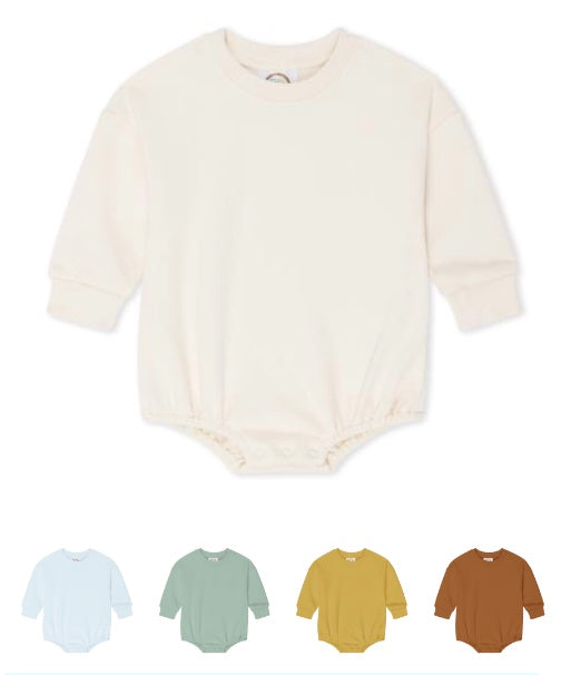 Sweatshirt Bubble Romper