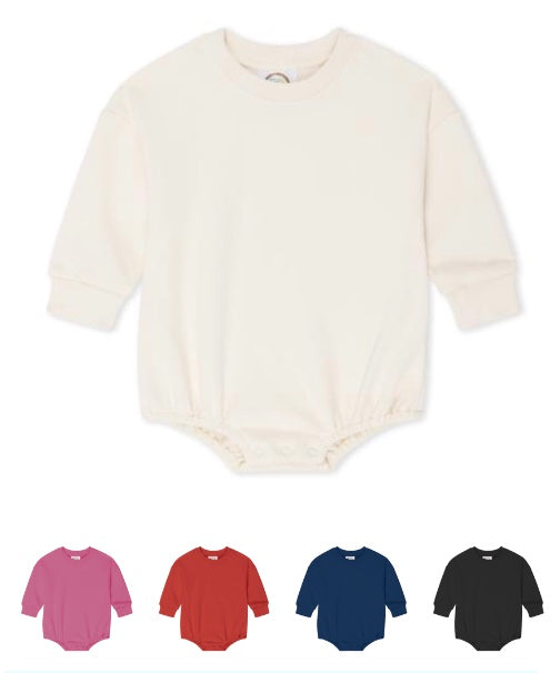 Sweatshirt Bubble Romper