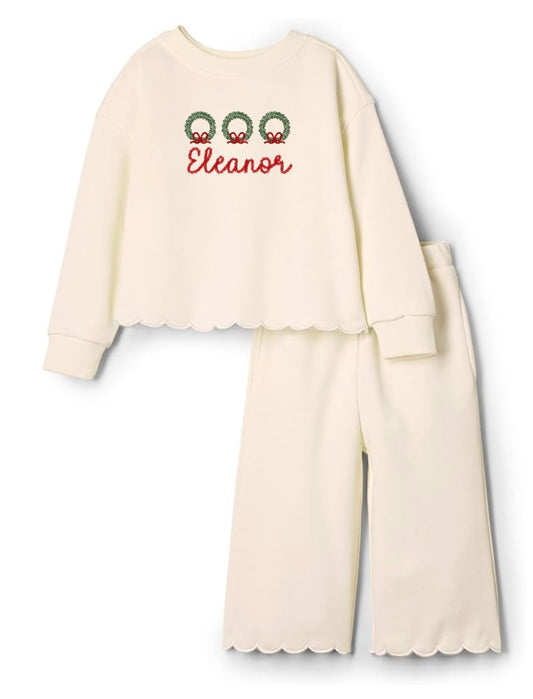 Wreath Trio Scalloped Set