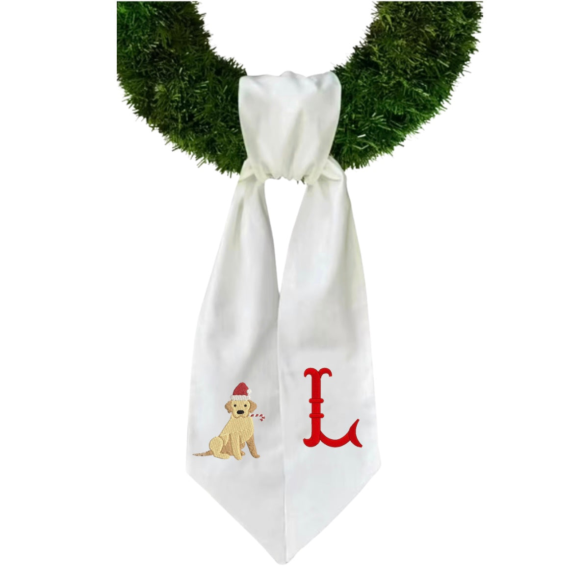 Solid Color Wreath Sash