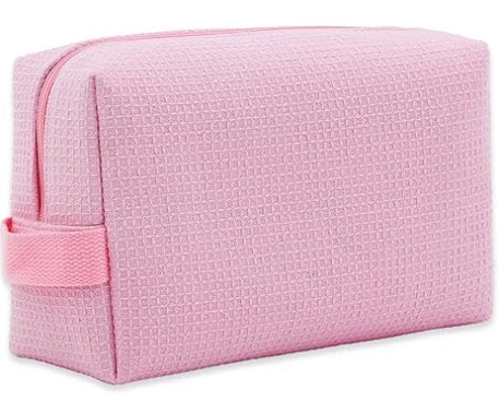 Waffle Knit Cosmetic Bag