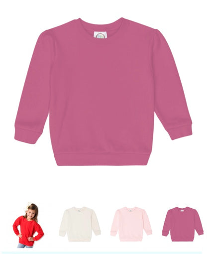 Puff Sleeve Sweatshirt