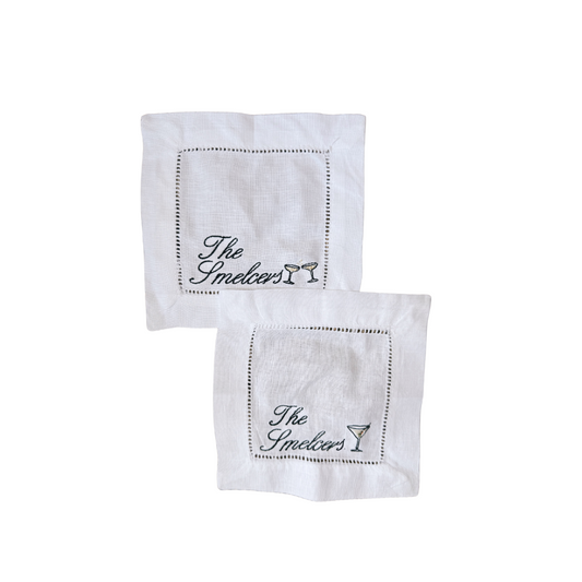 Custom Cocktail Napkins (Set of 4)
