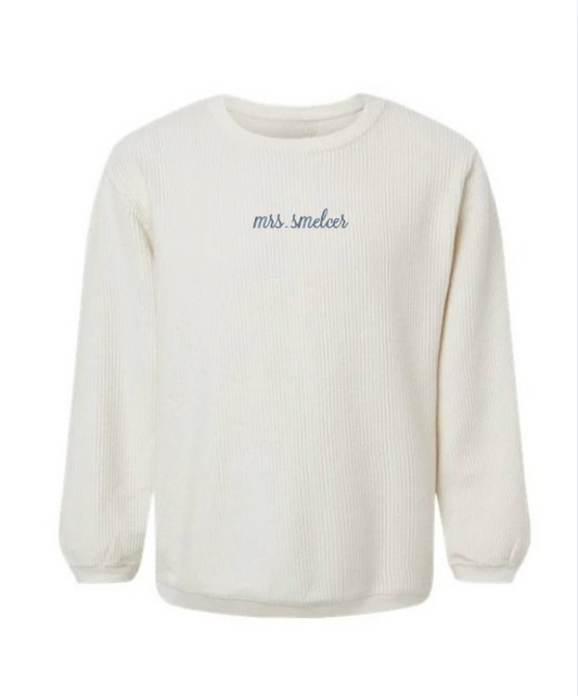 Corded Crewneck