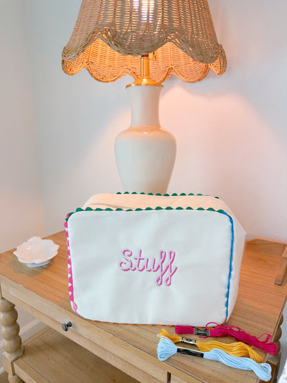 Ric Rac Trim Cosmetic Bag