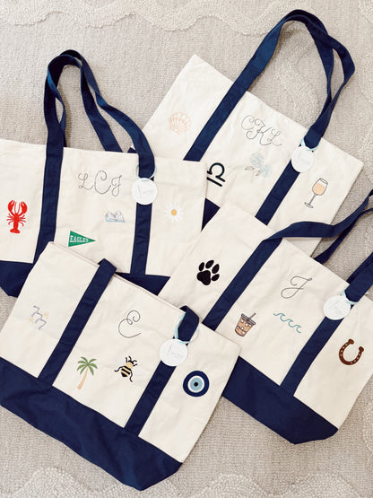 Custom Icon Tote Bag