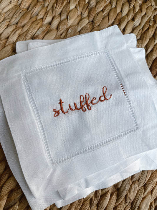 "Stuffed" Cocktail Napkin