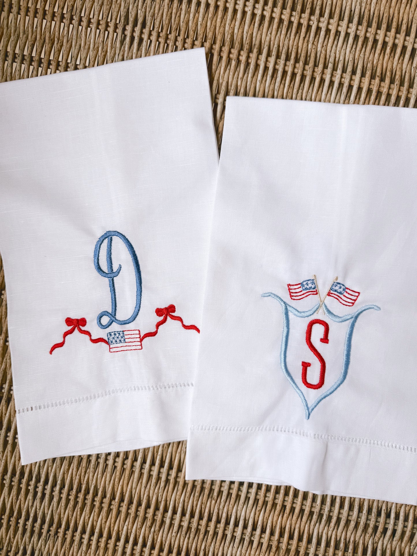 Personalized Patriotic Tea Towel