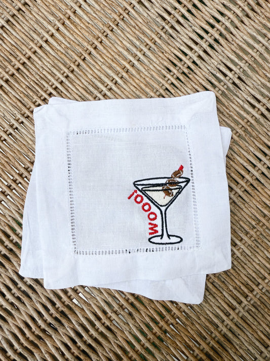 "Woo!" Cocktail Napkins