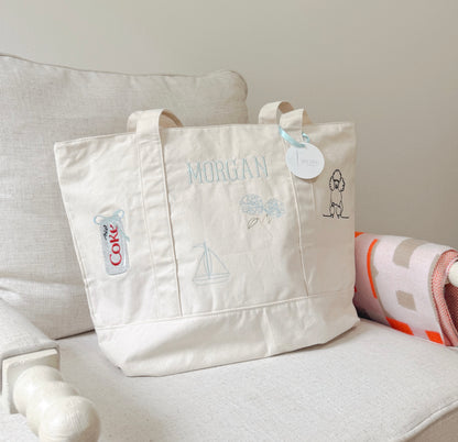 Custom Icon Tote Bag