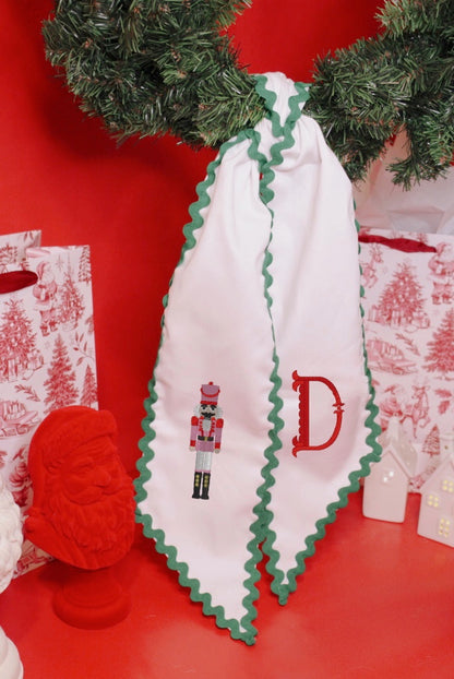 Ric Rac Trim Wreath Sash