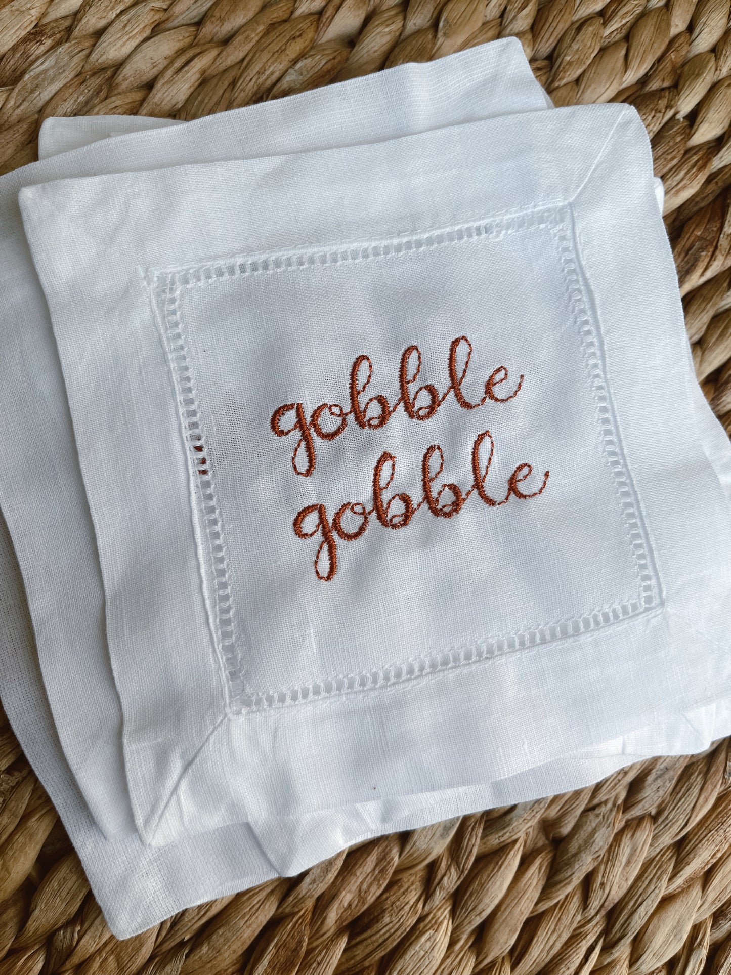 "Gobble Gobble" Cocktail Napkin