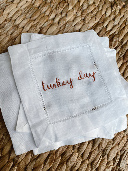 Turkey Day Cocktail Napkin