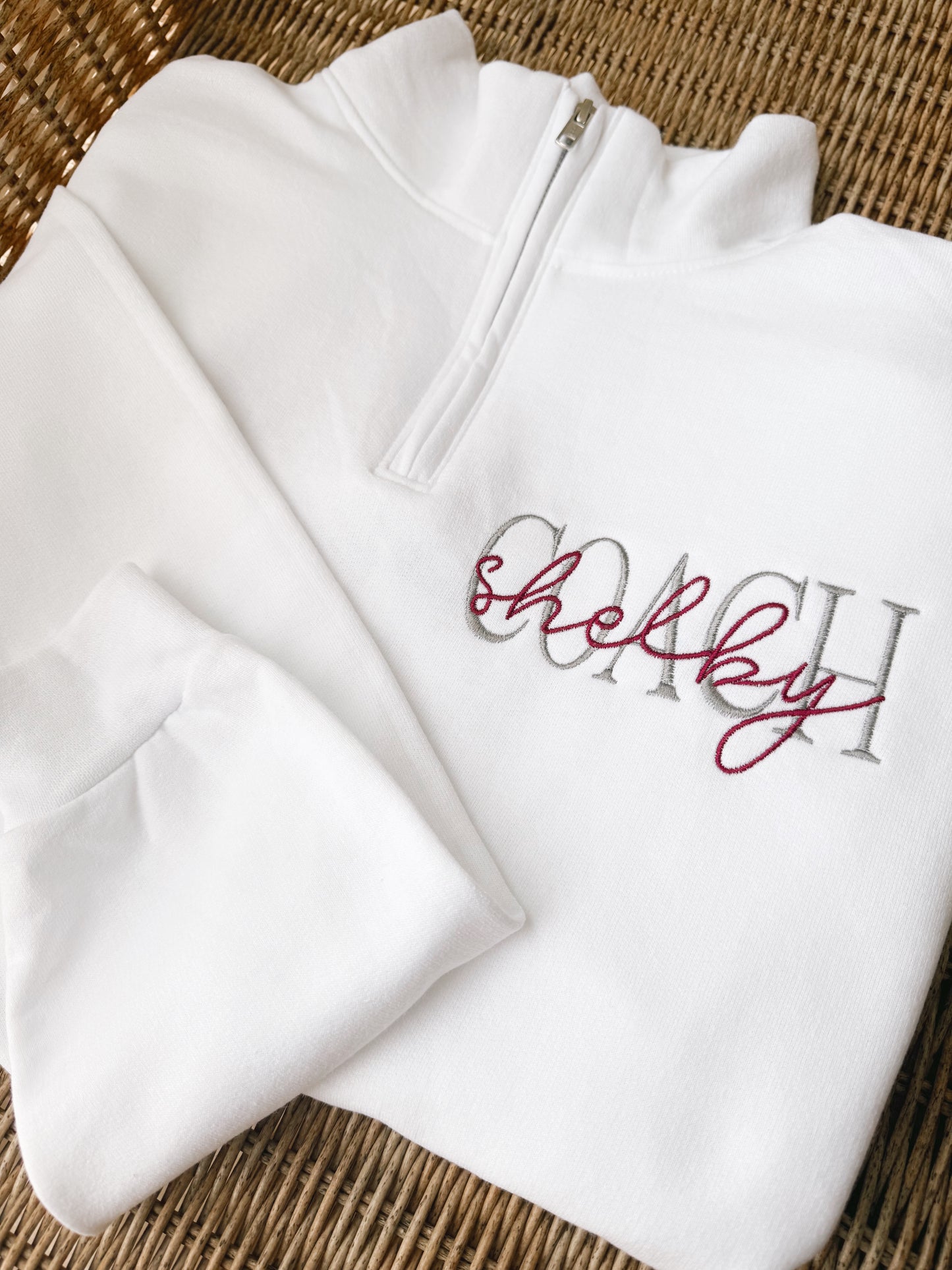 Signature Overlay Quarter-Zip