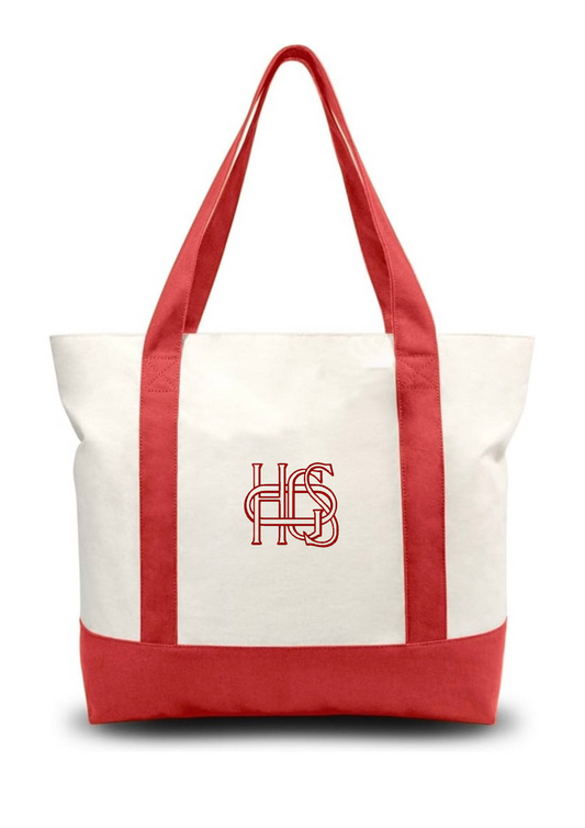 "HOGS" Chainlink Font Tote Bag